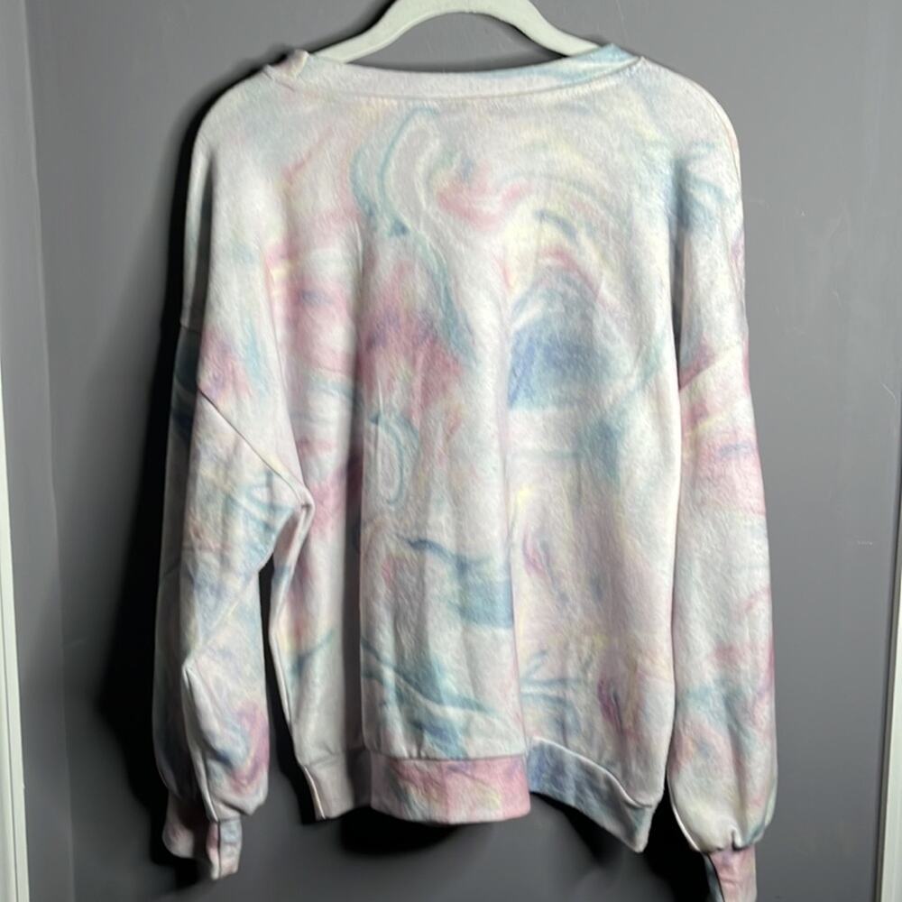 Wild Fable Pastel Tie Dye Pullover Sweatshirt Small - Picture 6 of 8